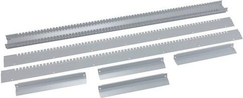 Schneider Electric Spacial SF/SM Montagerahmen-Set für Aufputz-Verteilung, grau, B: 2000 cm, H: 1200 cm - Bild 1