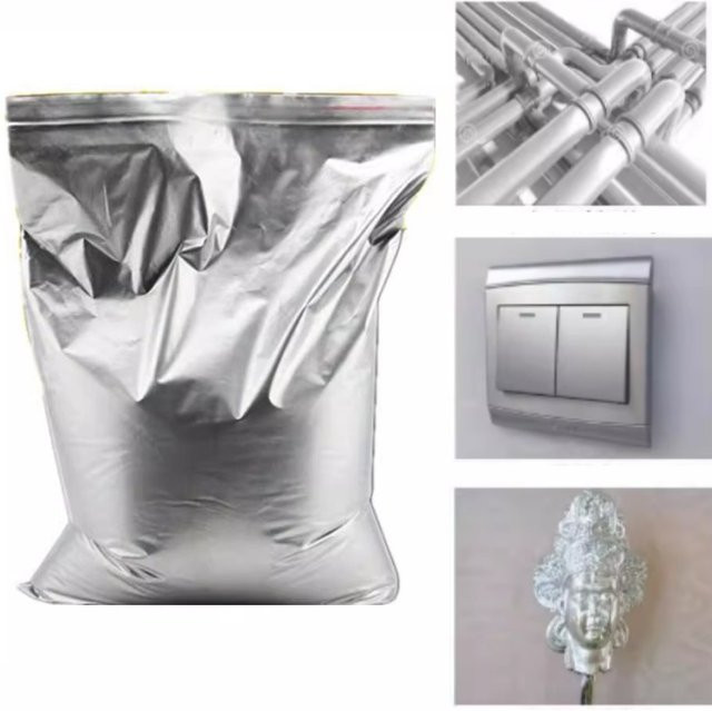 Ultrahelles blinkendes Silberpigment 1500 Mesh für Siebdruck und Handwerk, 1 kg - Bild 1