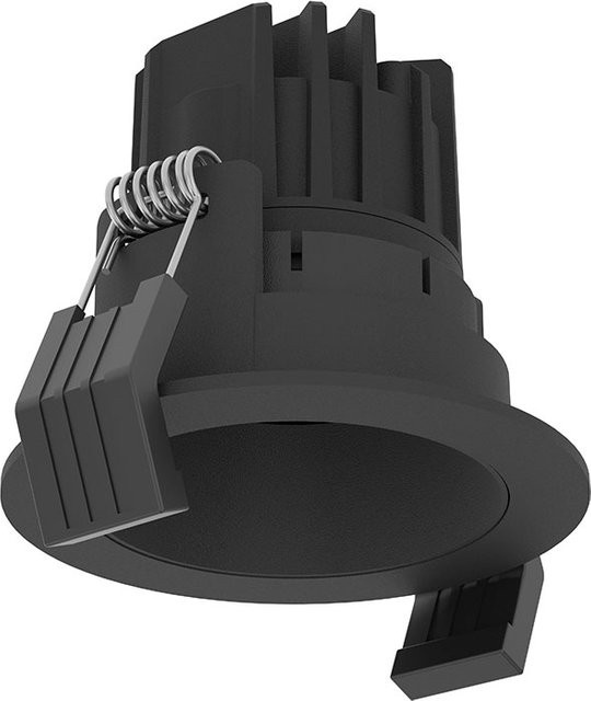 LUX-IT Solo 4 LED-Deckeneinbaustrahler in Schwarz mit 7 Watt und warmweißem Licht (3000K) - Bild 1