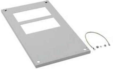 Hager FZ741D Verschlussplatte aus Stahl in Grau, Breite: 35,0 cm, Höhe: 2,0 cm - Bild 1