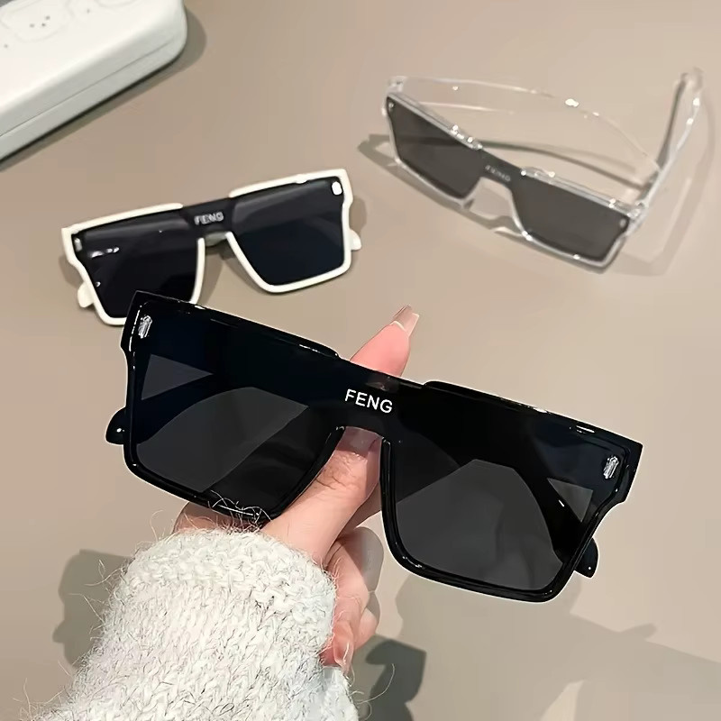 BMAD Sonnenbrille, quadratisch, Vollrand, Kunststoff, Schwarz, Unisex - Bild 2