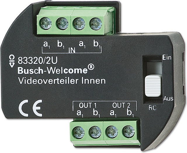 Busch-Jaeger Videoverteiler 2CKA008300A0042 in Schwarz - Bild 1