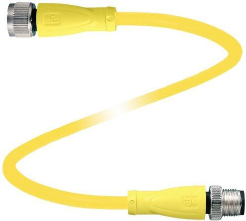 Pepperl+Fuchs Sensor-Aktor-Steckverbinder 70128170-100003, konfektioniert, 5 Polzahl, gelb, Länge: 0,6 m - Bild 1