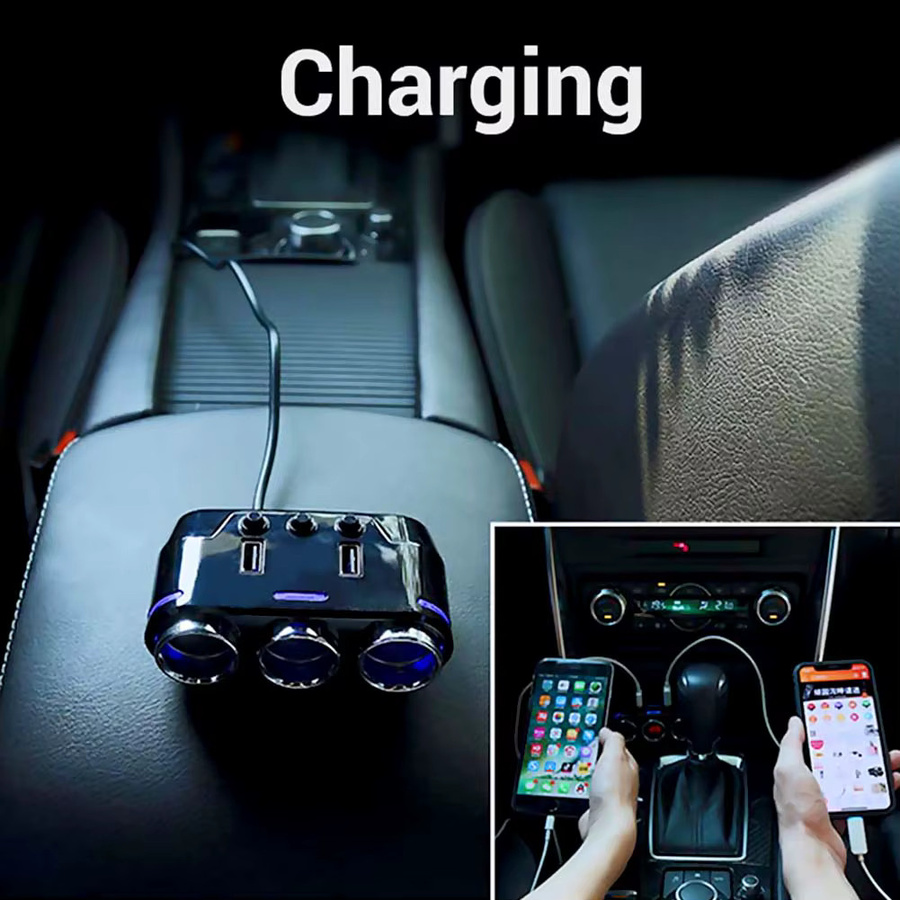 DOACT USB Schnellladegerät für das Auto mit USB 3.0 in Schwarz - Bild 3