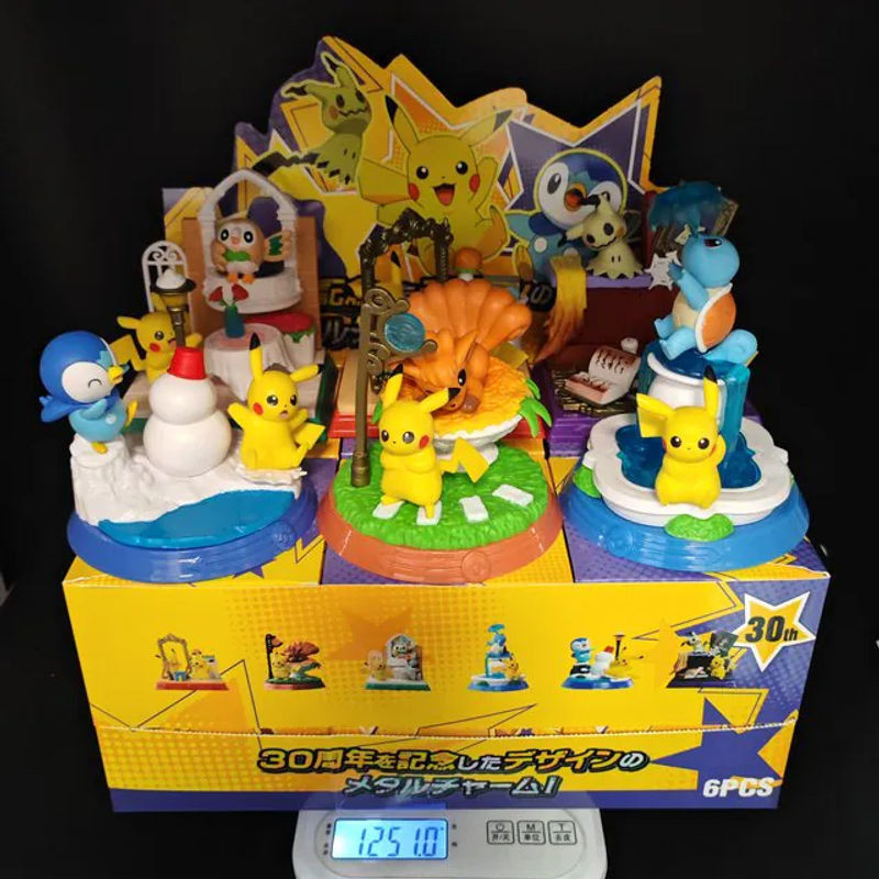 TAKARA TOMY Pokémon Pikachu 30. Jubiläum Gedenk-Edition Blind Box Dekoration mehrfarbig - Bild 1