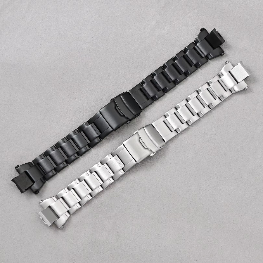 Casio Uhrenarmband Edelstahl, Silber, Herren - Bild 2