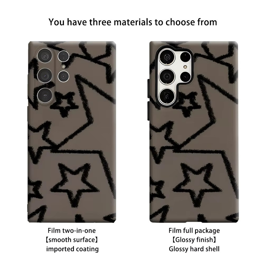 Sandy Stars Stoßfeste Handyhülle mit Doppelschicht für Samsung Galaxy S25 Ultra, S24 und S23 Ultra Plus - Bild 2