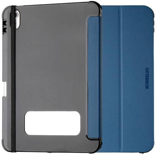Otterbox React Book Cover für Apple iPad 10.9 (Gen. 10, 2022) und iPad 10.9 (A16, 2025), Schwarz/Blau - Bild 1