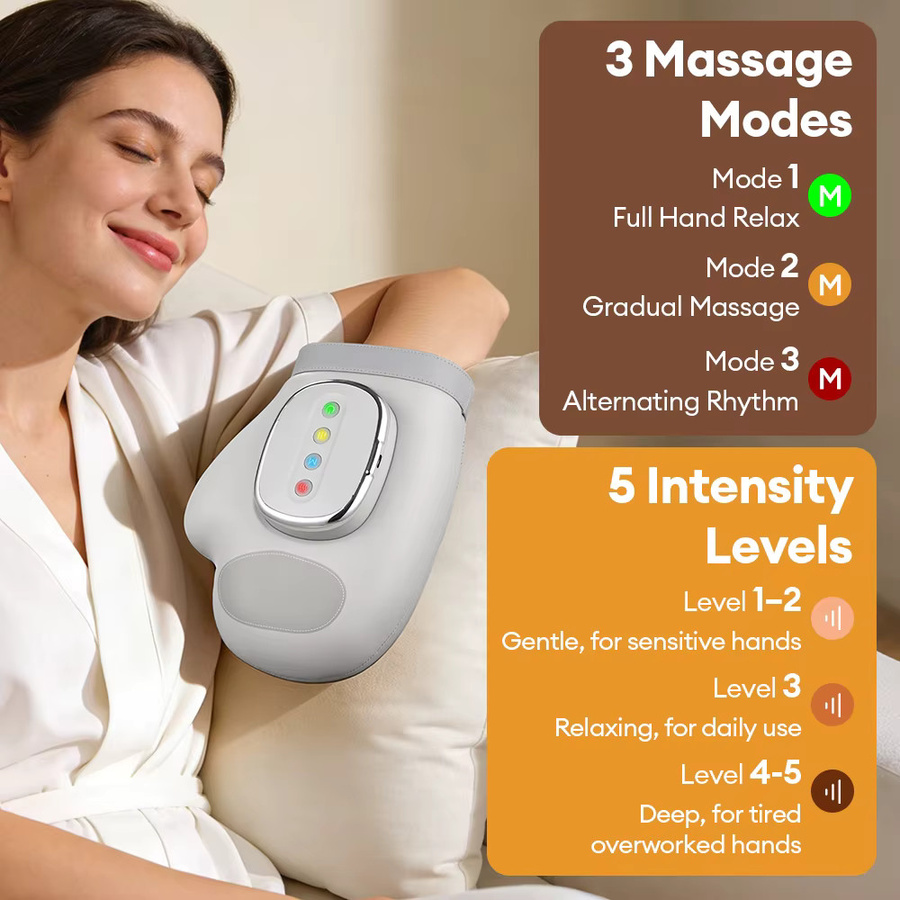 foreverlily Handmassagegerät mit Luftkissen-Kompression, Unisex - Bild 4