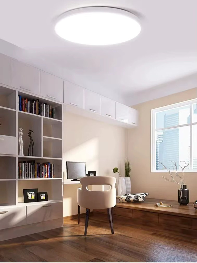 IRALAN LED Deckenleuchte in Weiß, runde Ring-Design Deckenlampe für Badezimmer, Schlafzimmer und Wohnzimmer, wasserdicht, AC 220V - Bild 3