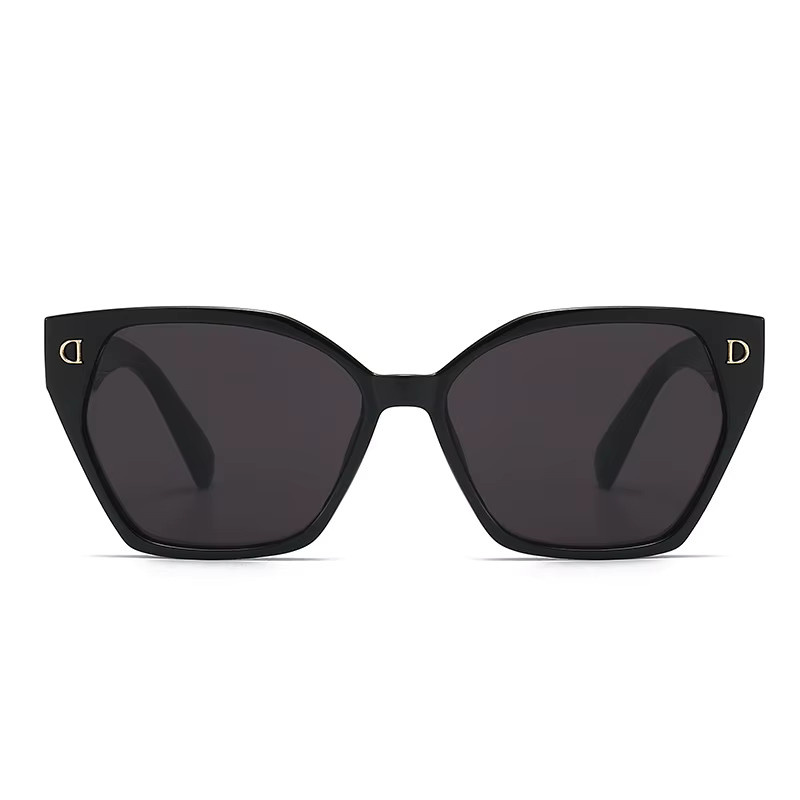 Mercelyn Sonnenbrille Cat Eye, Vollrand, Kunststoff, Unisex, black - Bild 2