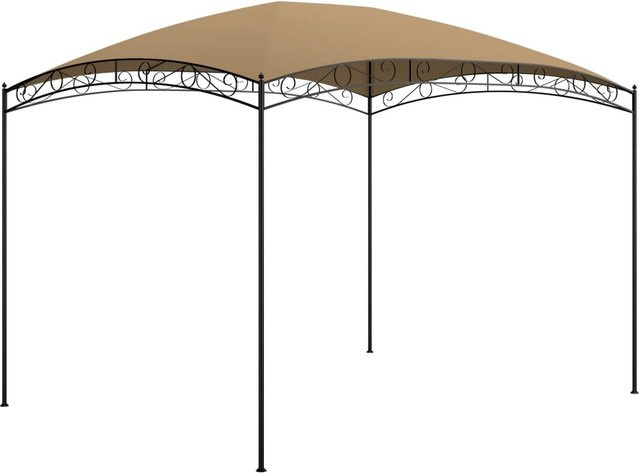 Pavillon Yiwydaa in Beige mit Stahlgestell B/T/H: 400 x 300 x 265 cm - Bild 1
