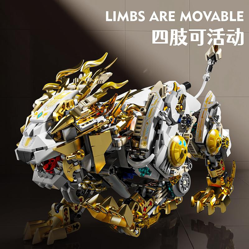 Linyi toy Mechanischer Löwe Baustein-Sammlungssatz ab 14 Jahren - Bild 4