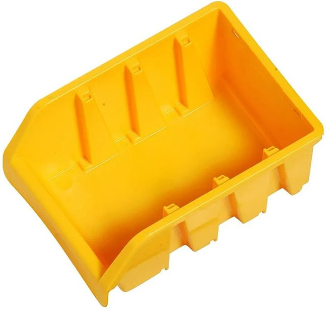 LUX-TOOLS Lagersichtbox Gelb aus Kunststoff für die Wandmontage - Bild 1