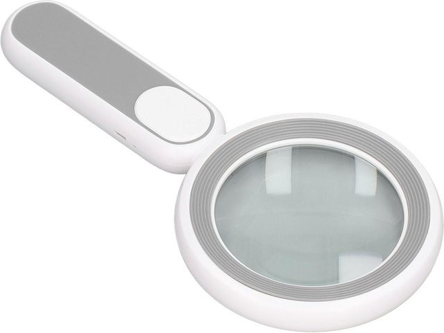 Handlupe 20x, mit 21 LED-Leuchten, Grau - Bild 1