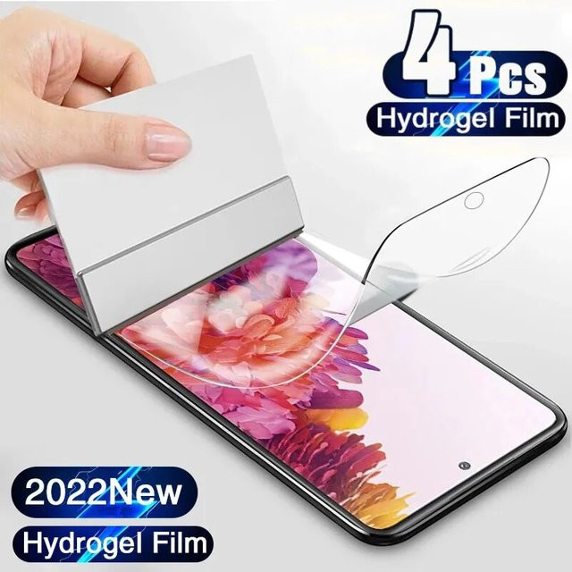 4er Pack Hydrogel Displayfolie für Samsung Galaxy A50 A51 A52 A53 A54 A70 A71 A72 A73 A12 A21S A52S A33 A20 A40 in Transparent - Bild 1