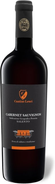 Cantine Leuci Cabernet Sauvignon Salento IGP, trocken, Rotwein, 2023, 0,75 l - Bild 1