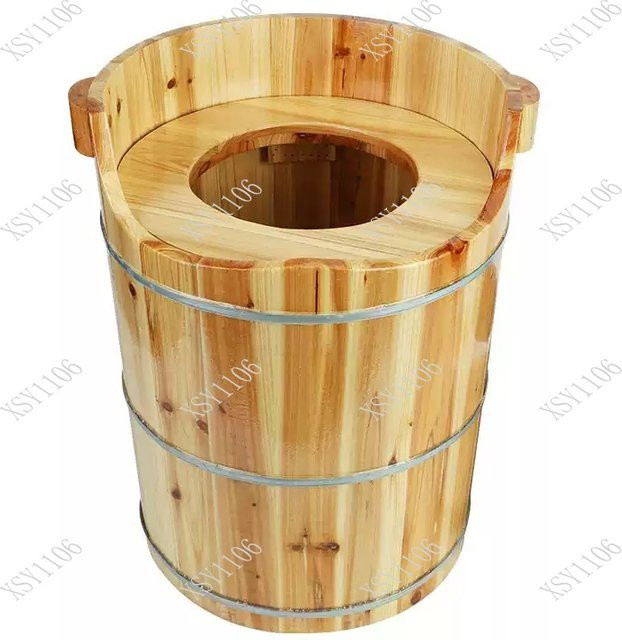 Holz-Kräuter-Sitzbad-Dampfwanne für Hämorrhoiden- und Intimpflege, Unisex - Bild 1