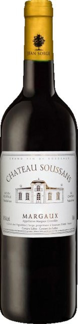 Château Soussans Bordeaux AOP Rotwein Cabernet Sauvignon trocken 2023 0,75 l - Bild 1