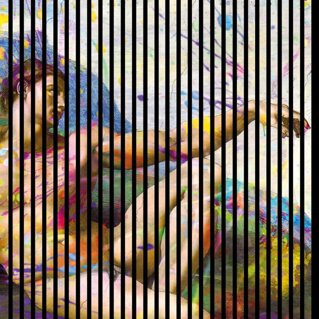 FN Acustico Akustikplatte Michaelangelo in Bunt, Material PET und MDF, B/H: 113,3 x 119,5 cm, Tiefe: 1,9 cm - Bild 1
