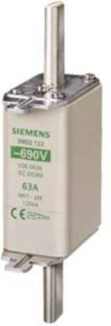 Siemens Sicherungseinsatz Fuse Größe 1, 63A, 690V, Weiß, 3 Stück - Bild 1