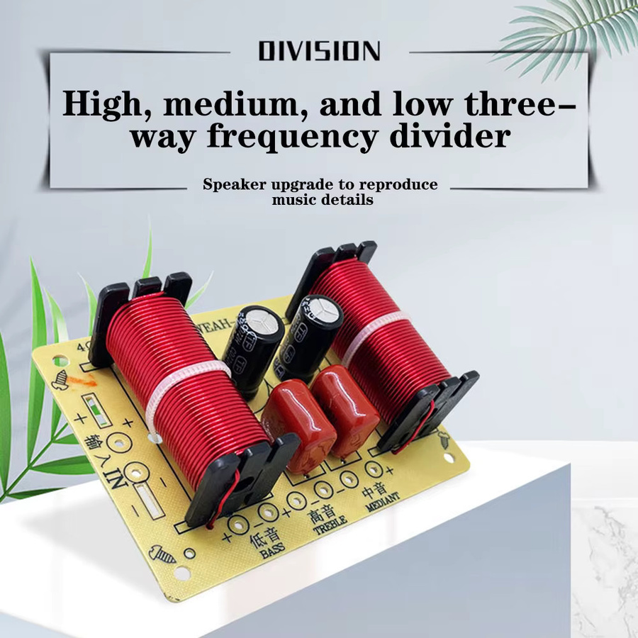 Aideepen 150 W 3-Wege-HiFi-Lautsprecher-Frequenzteiler Audio-Crossover-Filter in Multicolour - Bild 3