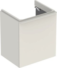 Geberit Waschtischunterschrank Smyle Square in Sand Hochglanz, linksseitig, B: 53,6 cm, H: 61,7 cm, T: 43,3 cm - Bild 1