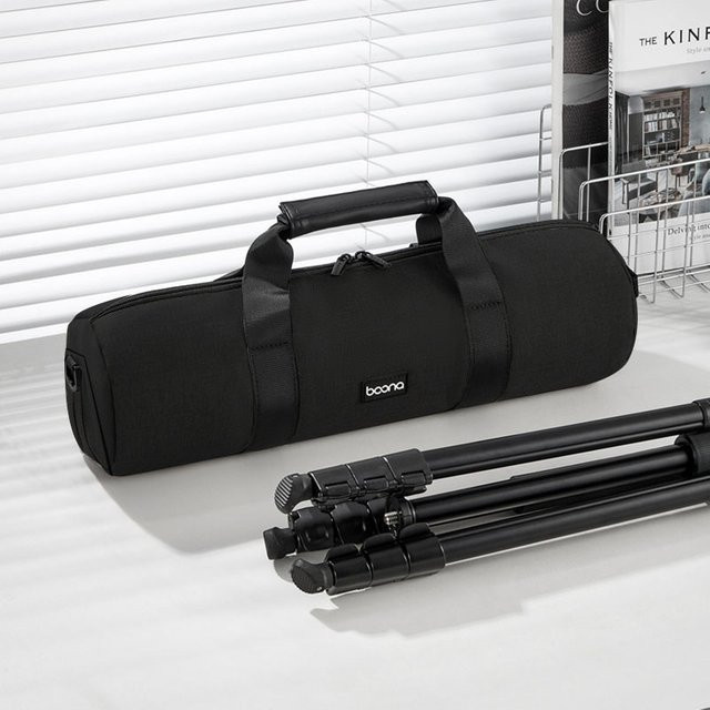 Boona Kamerastativ-Tasche als wasserdichte Reisetasche mit Schultergurt, Farbe: Schwarz, Breite: 40-55 cm - Bild 1