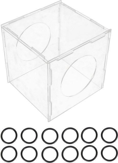 Kkmoon Geschlossene Schleifstaubbox aus transparentem Acryl als Staubhaube und Staubkäfig zum Gravieren und Polieren - Bild 1