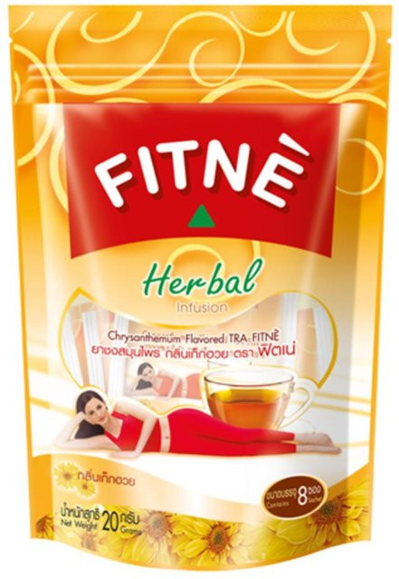 FITNE' Kräutertee, Chrysanthemengeschmack, Teebeutel, 8 Beutel - Bild 1
