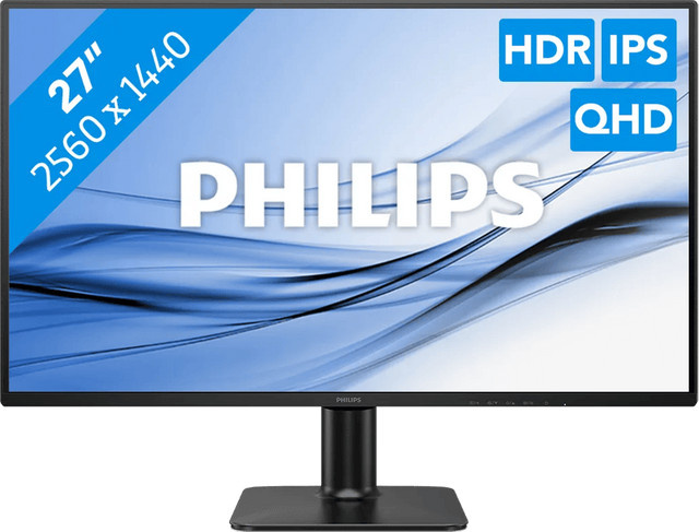 Philips 27E2N2500/00 Monitor mit 27 Zoll IPS-Display und QHD-Auflösung in Schwarz - Bild 1