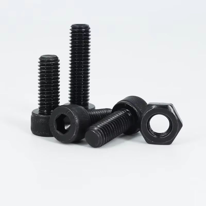 YMAX Schraubenset mit Innensechskantschrauben, Muttern und Unterlegscheiben aus Kohlenstoffstahl Güteklasse 12.9 in Schwarz, M2 bis M6 - Bild 5