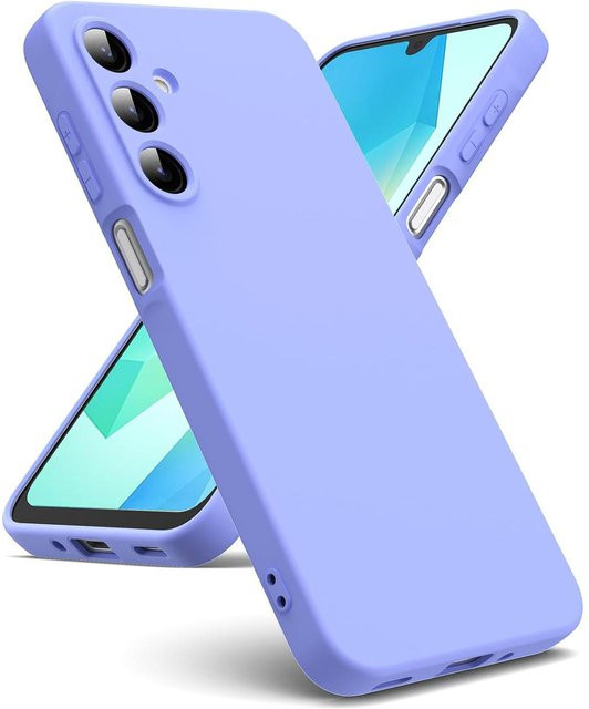 Luxuriöse Flüssigsilikonhülle für Samsung Galaxy A54 A55 A35 A34 A25 A24 A15 A14 A05 A04 in Violett - Bild 1
