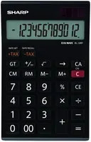 Sharp EL-125T Tischrechner Schwarz solar- und batteriebetrieben - Bild 2