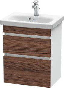 Duravit Waschtischunterschrank DuraStyle in Dunkelweiß mit 2 Schubladen, wandhängend, B: 50 cm, T: 36,8 cm, H: 61 cm - Bild 1