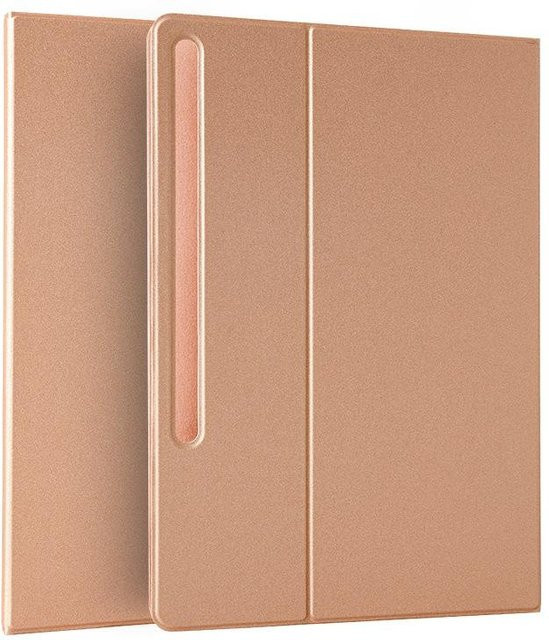 Smart Case für Samsung Galaxy Tab S10 Ultra, S9 FE+ und S9 11 Zoll, ultradünne magnetische Ständerabdeckung mit Stifthalter, Farbe: Gold - Bild 1