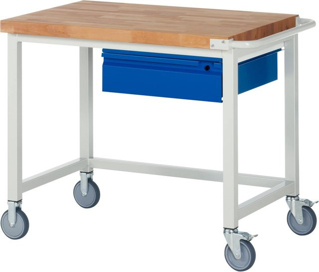 Rau Werkbank Serie Basic-8-MS Modell 8001, rollbar, Multicolor, B/T/H: 100 x 88 x 70 cm - Bild 1
