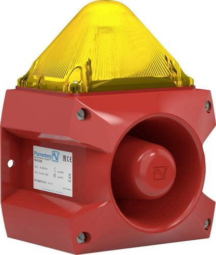 Pfannenberg Schallgeber PA X 5-05 230 AC in Gelb und Rot, wandmontiert - Bild 1