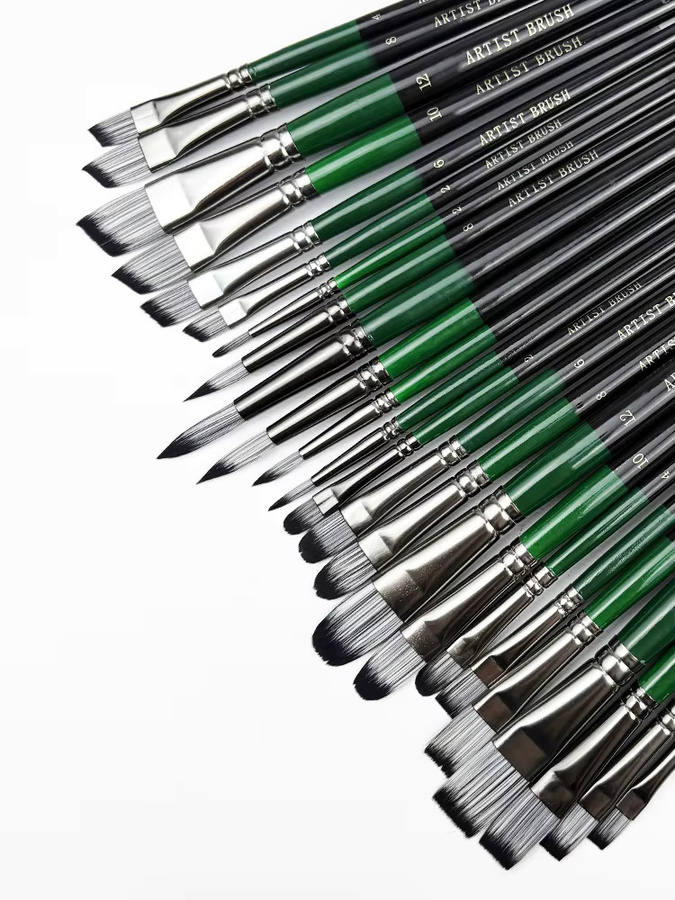 Yutiars Künstler Pinsel Set für Acryl, Öl, Aquarell und Körpermalerei in 6 oder 24 Stück - Bild 6