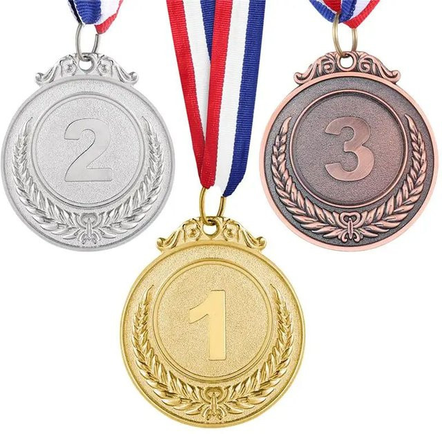 VKTECH Medaillen, 3-teiliges Set, Gold Silber Bronze - Bild 1