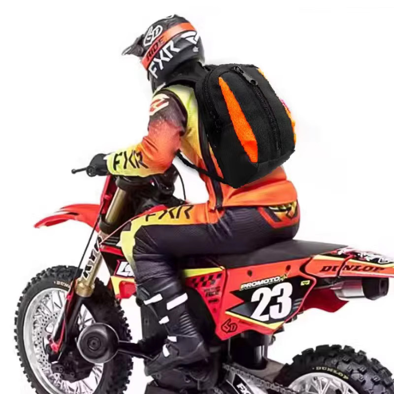 TOPRC Simulation Rucksack Lagerung Tasche Gepäck Tasche Handtasche, LOSI 1/4 Promoto-MX Motorrad Upgrade Teile Zubehör - Bild 4
