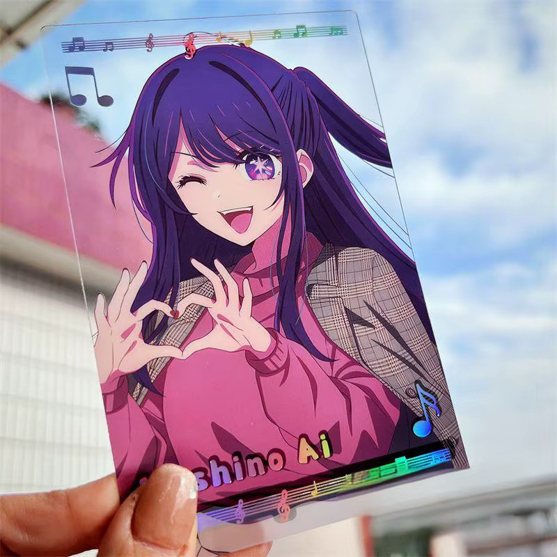 Anime OSHI NO KO PVC Transparente Foto-Karte Hoshino Ai Aquamarin Hoshino Rubii von TOUYA - Bild 3