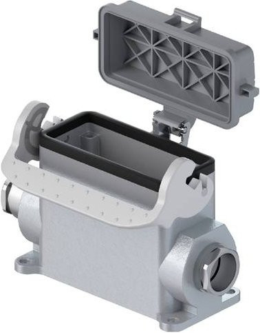Wieland Electric Gehäuseunterteil 76.340.4035.0 aus Aluminium in Grau - Bild 1