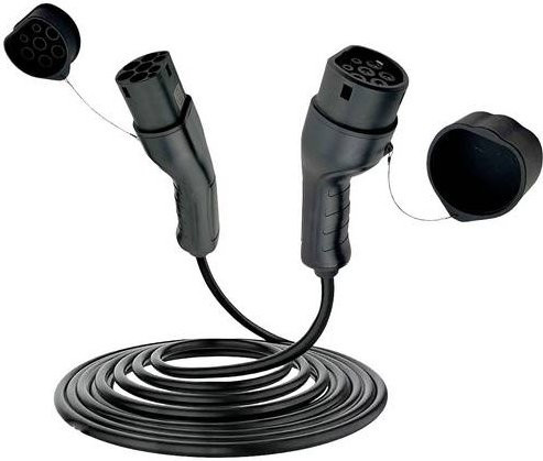 Roline eMobility Ladekabel Schwarz, 5m, Flammwidrig, IP65 - Bild 1