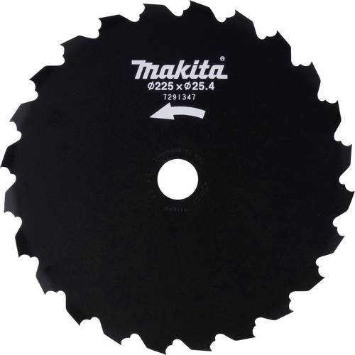 Makita Meisselzahn-Sägeblatt für Rasentrimmer in Schwarz, Durchmesser: 22,5 cm - Bild 1