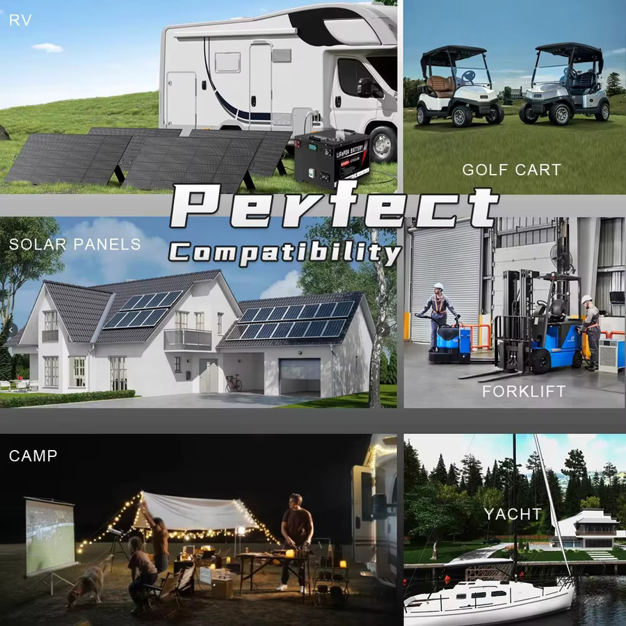 LiFePO4 Batteriepack 25,6V mit Bluetooth BMS für Solar-Haushaltsstromspeicher, Wohnmobil und Boot, 100Ah oder 200Ah verfügbar - Bild 7
