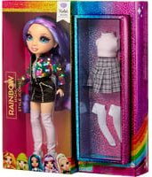 MGA Rainbow High Style Icons Violet, Puppe - Bild 1