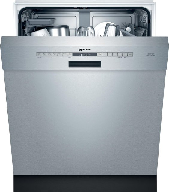 Neff Unterbau-Geschirrspüler S125HBS00D in Silber mit Aquastop und Zeitvorwahl, Breite: 60 cm - Bild 1