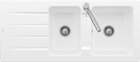 Villeroy & Boch Spülbecken Architectura 80 Aufbauspüle aus Keramik in Weiß - Bild 1