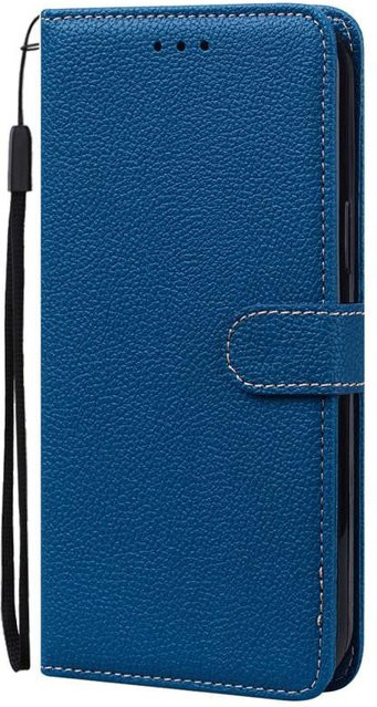 Lederhülle für Samsung Galaxy A03 Core, A03, A03S Brieftasche Klapphülle in Blau - Bild 1